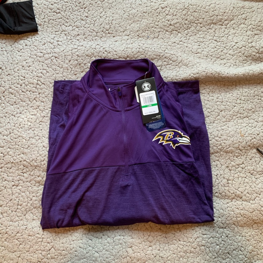 baltimore ravens 1/4 zip